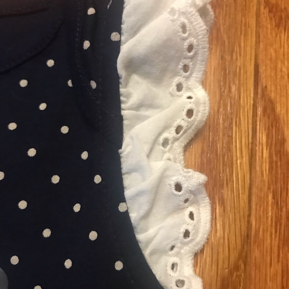 GAP Baby Eyelet Ruffle Bodysuit Dark night - Picture 3 of 8